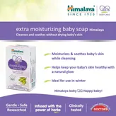 Himalaya Extra Moisturizing Baby Soap, 125 gm, Pack of 1