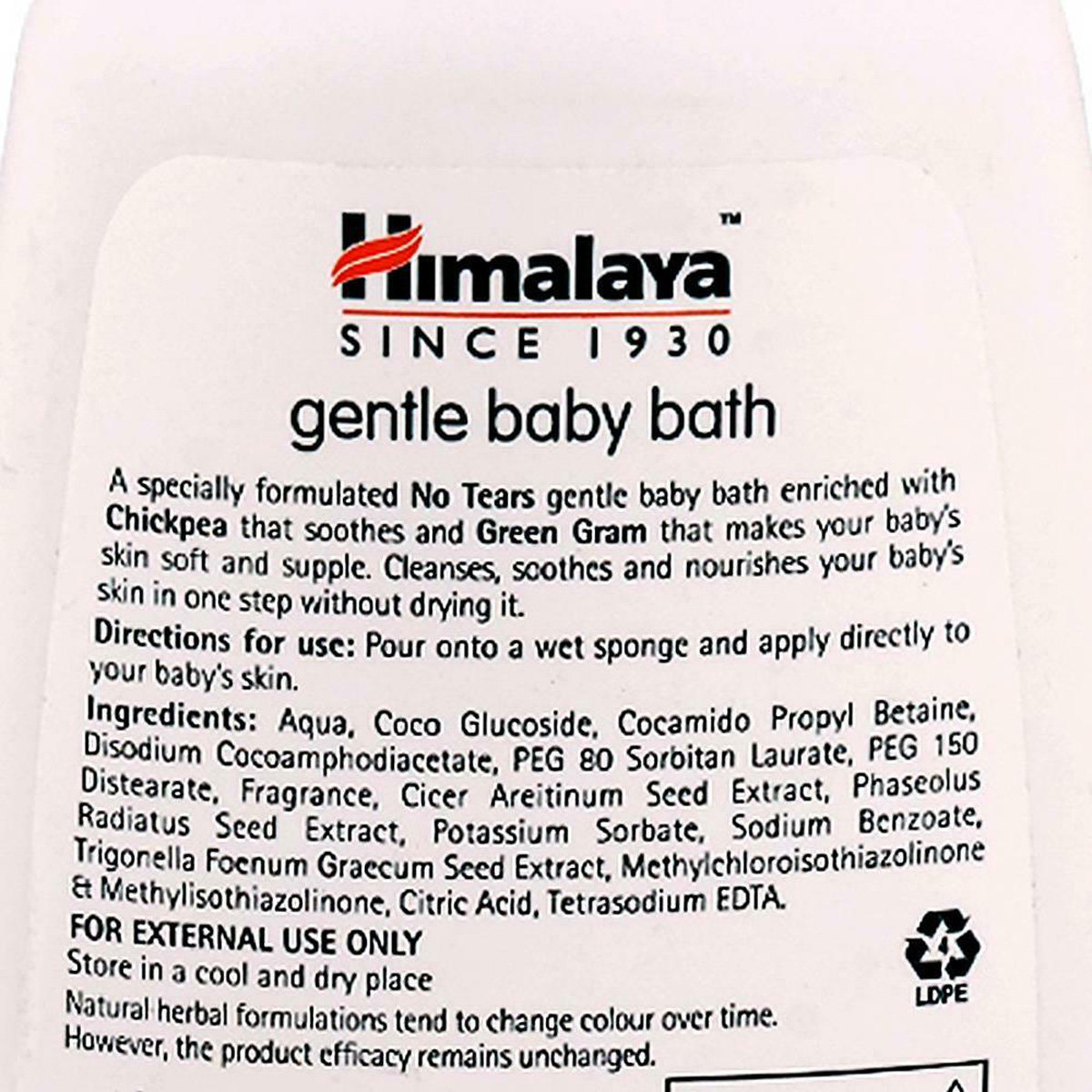 Himalaya Gentle Baby Bath, 200 ml, Pack of 1 Himalaya Gentle Baby Bath, 200 ml, Pack of 1