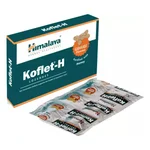 Himalaya Koflet-H Ginger Flavour Lozenges, 6 Count