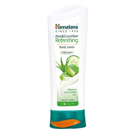 Himalaya Aloe & Cucumber Refreshing Body Lotion 200 ml | Aloe Vera & Cucumber | With Hydra Nutri Balance | Refreshes & Hydrates Skin