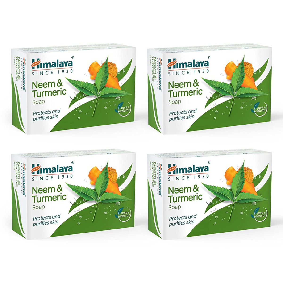 Buy Himalaya Neem Turmeric Soap 300 gm 4x125 gm 19 Minutes Delivery Apollo Pharmacy