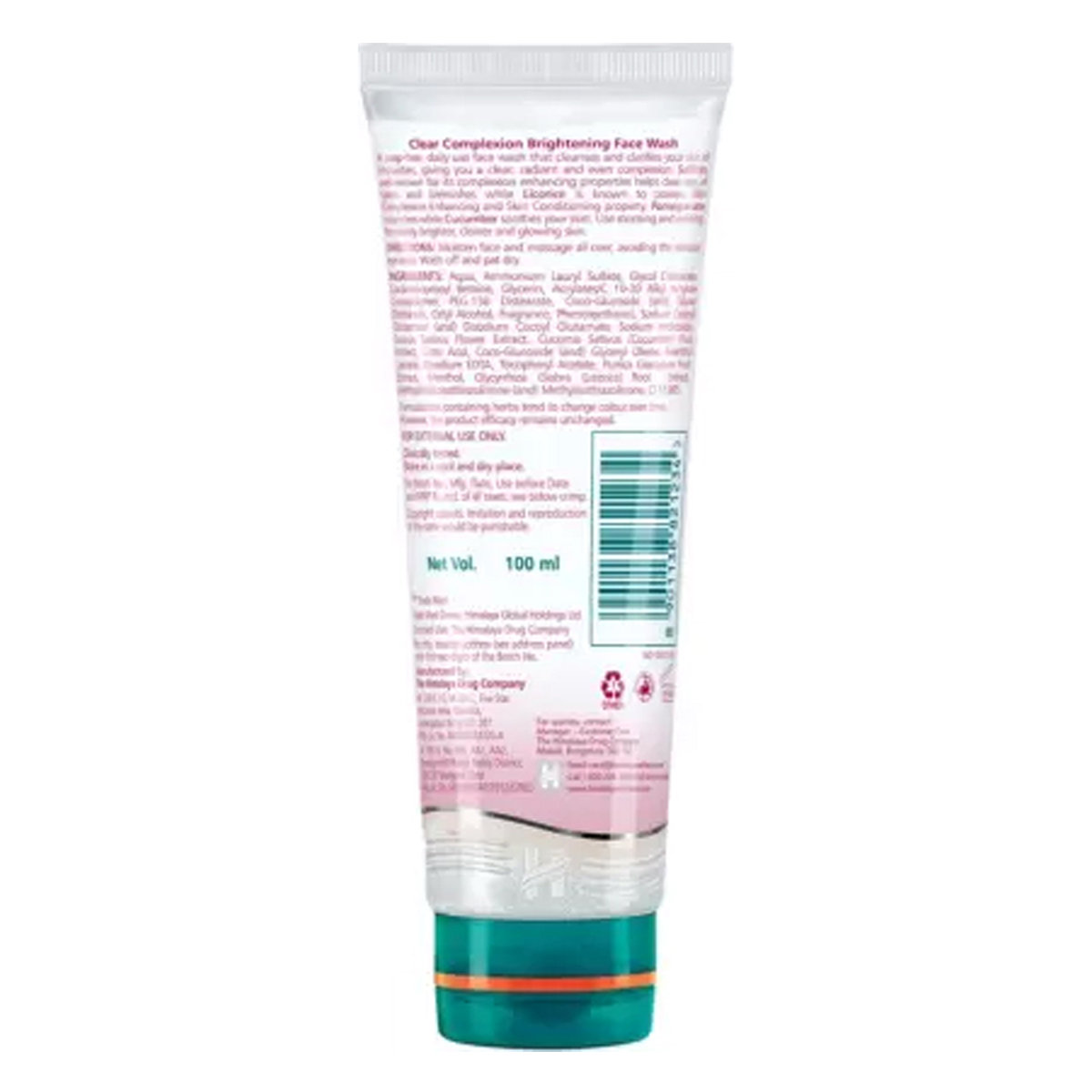 Himalaya Clear Complexion Whitening Face Wash 100ml | Licprice & Saffron | Clarifies & Cleanses Impurities | Enhances Skin Complexion | For Clear Glowing & Skin, Pack of 1 Himalaya Clear Complexion Whitening Face Wash 100ml | Licprice & Saffron | Clarifies & Cleanses Impurities | Enhances Skin Complexion | For Clear Glowing & Skin, Pack of 1