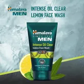 Himalaya Men Intense Oil Clear Lemon Face Wash, 100 ml, Pack of 1