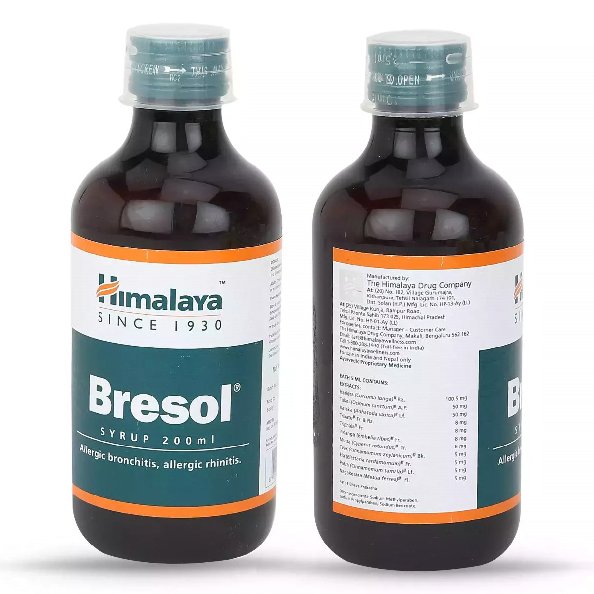 Himalaya Bresol Syrup, 200 ml, Pack of 1 Himalaya Bresol Syrup, 200 ml, Pack of 1