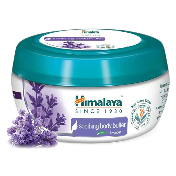 Himalaya Moms Lavender Soothing Body Butter Cream 100 ml | Rich Cocoa Butter | Long Lasting Moisturization | Intensive Nourishment | With Calming Fragrance Of Lavender | For Dry Skin