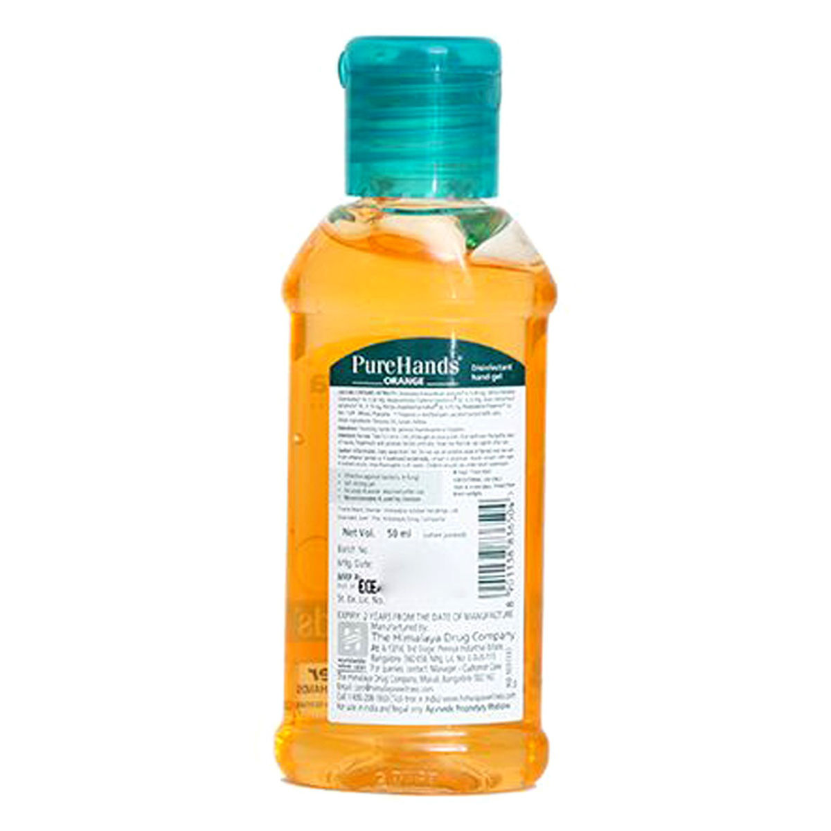 Himalaya Pure Hands Orange Flavour Hand Sanitizer, 50 ml, Pack of 1 