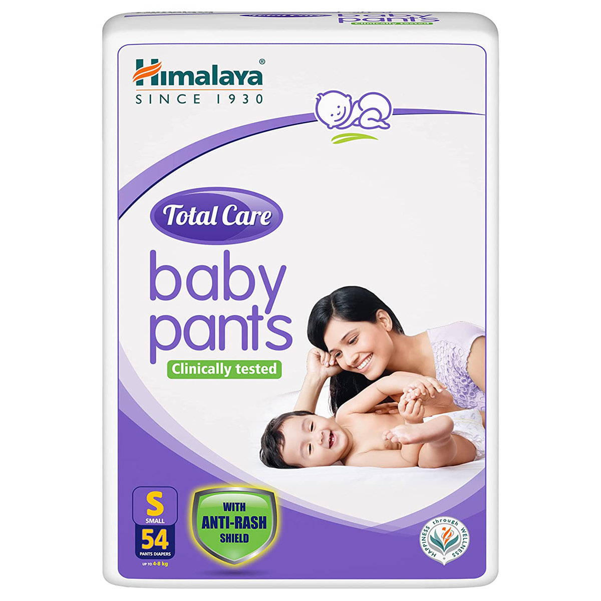 Himalaya Total Care Baby Diaper Pants Small, 54 Count, Pack of 1 Himalaya Total Care Baby Diaper Pants Small, 54 Count, Pack of 1