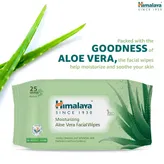 Himalaya Moisturizing Aloe Vera Facial Wipes, 25 Count, Pack of 1