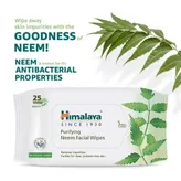 Himalaya Purifying Neem Facial Wipes, 25 Count, Pack of 1