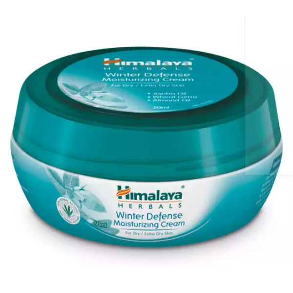 Himalaya Winter Defense Moisturising Cream 50 ml | Enriched With Wheatgerm, Almond Oil &amp; Jojoba Oil | Deeply Nourishes &amp; Moisturises | For Dry/ Extra Dry Skin, Pack of 1
