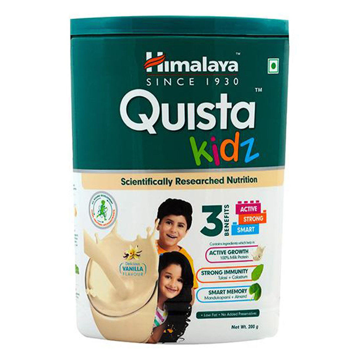 Himalaya Quista Kidz Vanilla Flavour Powder, 200 gm, Pack of 1 Himalaya Quista Kidz Vanilla Flavour Powder, 200 gm, Pack of 1