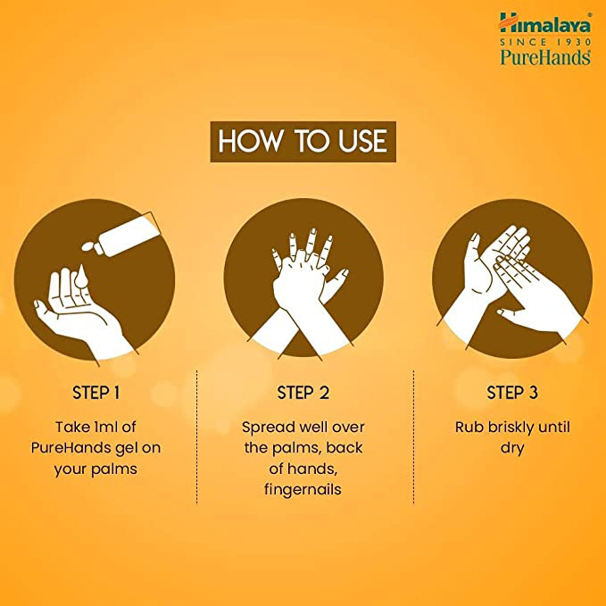 Himalaya Pure Hands Orange Flavour Hand Sanitizer 100 ml | KillS 99.9% Of Germs, Pack of 1 Himalaya Pure Hands Orange Flavour Hand Sanitizer 100 ml | KillS 99.9% Of Germs, Pack of 1