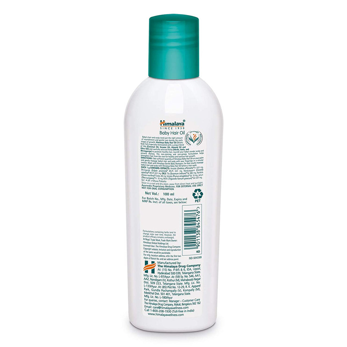 Himalaya Baby Hair Oil, 100 ml, Pack of 1 Himalaya Baby Hair Oil, 100 ml, Pack of 1