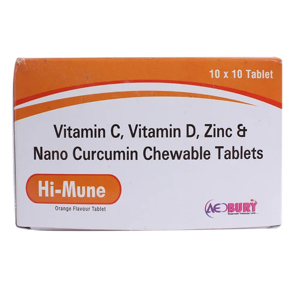 Hi-Mune Orange Chewable Tablet 10's