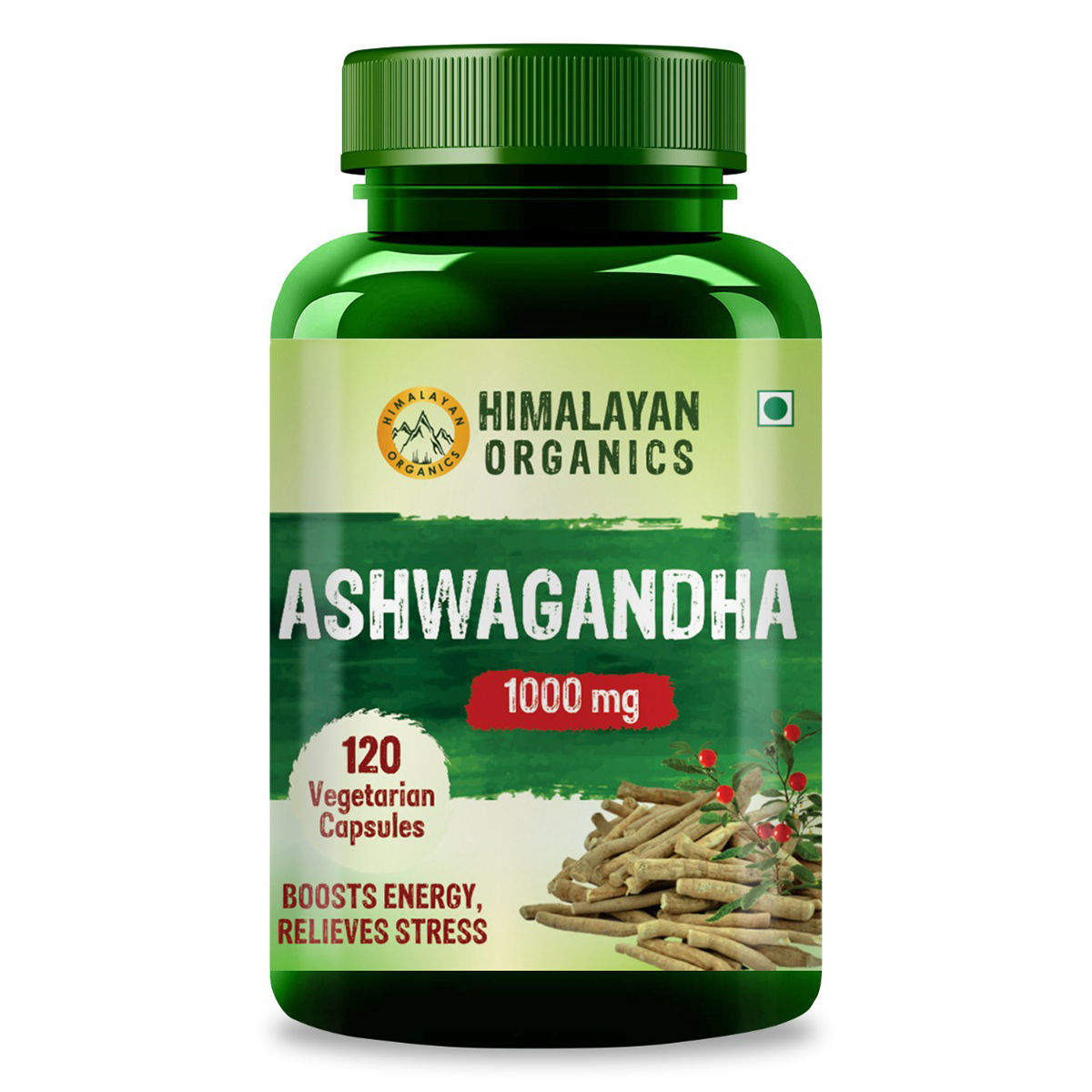 Buy Himalayan Organics Ashwagandha 1000 mg, 120 Capsules Online
