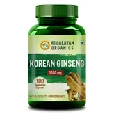 Himalayan Organics Korean Ginseng 1000 mg, 100 Capsules, Pack of 1