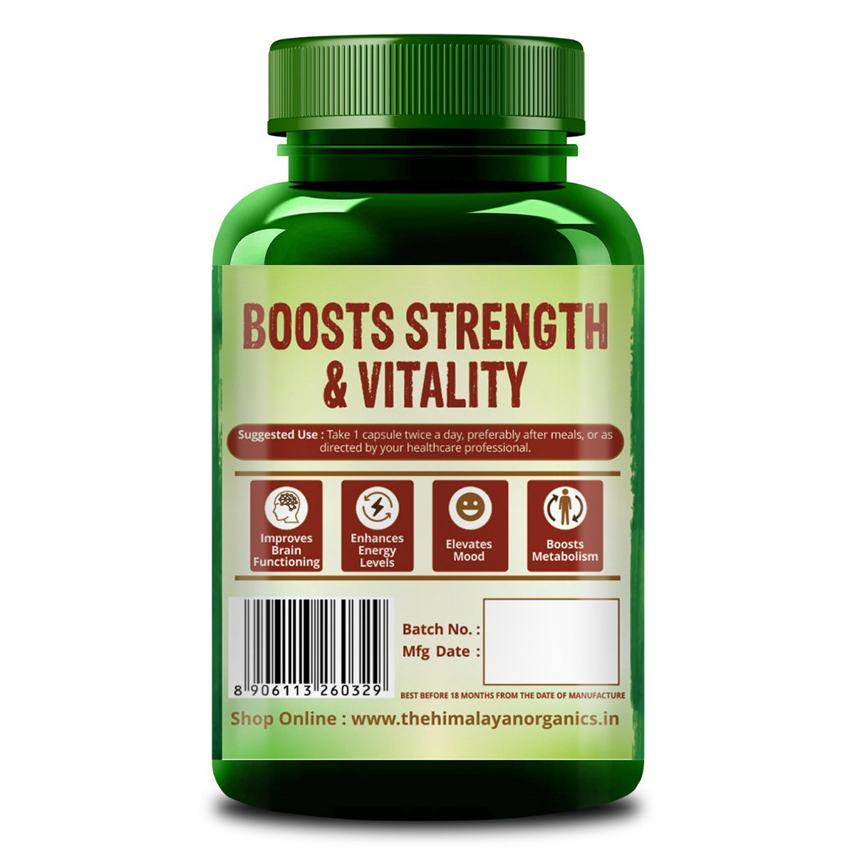 Vlado's Himalayan Organics Korean Ginseng 1000 mg, 100 Capsules, Pack of 1 Vlado's Himalayan Organics Korean Ginseng 1000 mg, 100 Capsules, Pack of 1