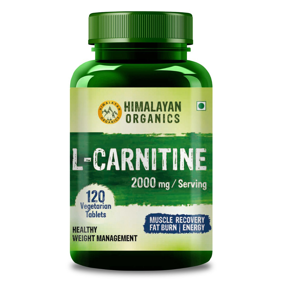 Buy Himalayan Organics L-Carnitine 2000 mg, 120 Tablets Online