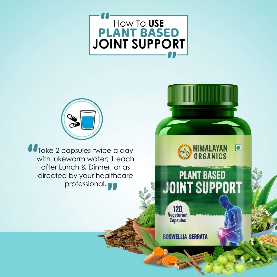 Himalayan Organics Plant Based Joint Support, 120 Capsules, Pack of 1 Himalayan Organics Plant Based Joint Support, 120 Capsules, Pack of 1