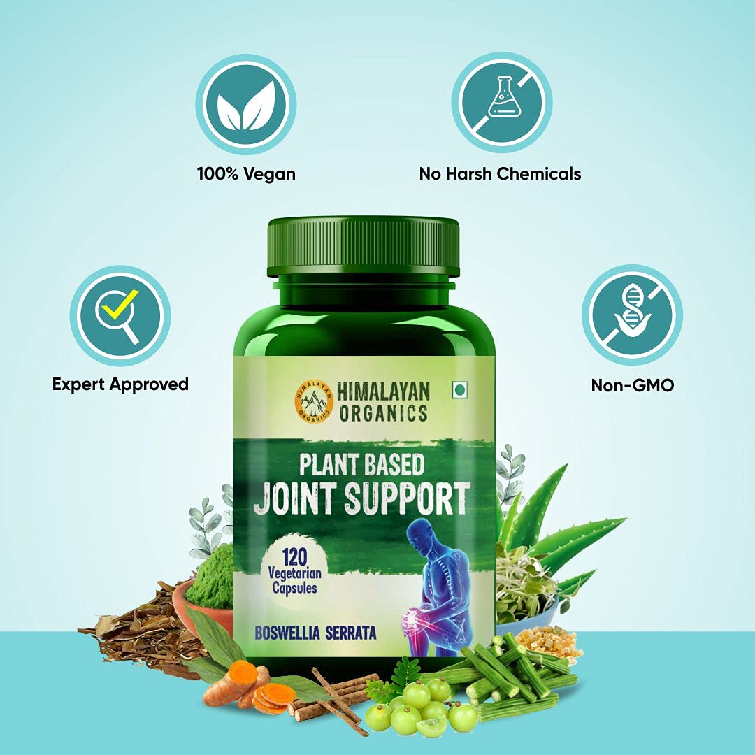 Himalayan Organics Plant Based Joint Support, 120 Capsules, Pack of 1 Himalayan Organics Plant Based Joint Support, 120 Capsules, Pack of 1