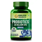 Himalayan Organics Probiotics 35 Billion CFU with Prebiotics, 100 Capsules, Pack of 1