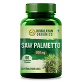 Himalayan Organics Saw Palmetto 800 mg, 60 Capsules, Pack of 1