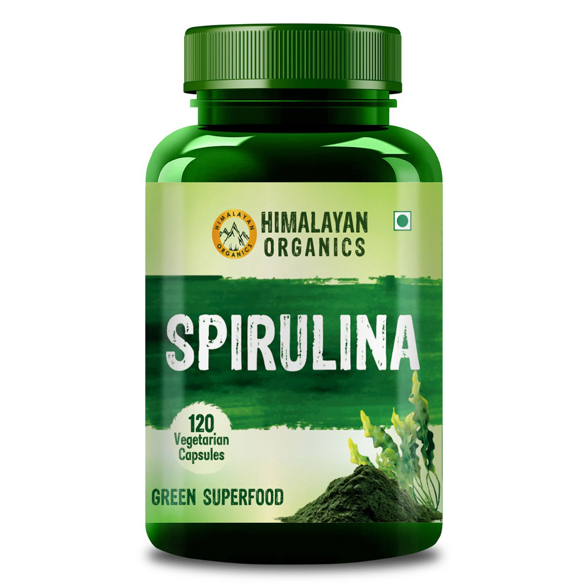 Buy Himalayan Organics Spirulina 2000 mg, 120 Capsules Online
