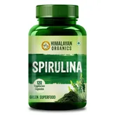 Himalayan Organics Spirulina 2000 mg, 120 Capsules, Pack of 1