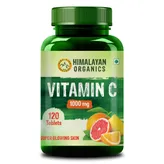 Himalayan Organics Vitamin C 1000 mg, 120 Tablets, Pack of 1