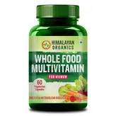 Himalayan Organics Whole Food Multivitamin for Women, 60 Capsules, Pack of 1