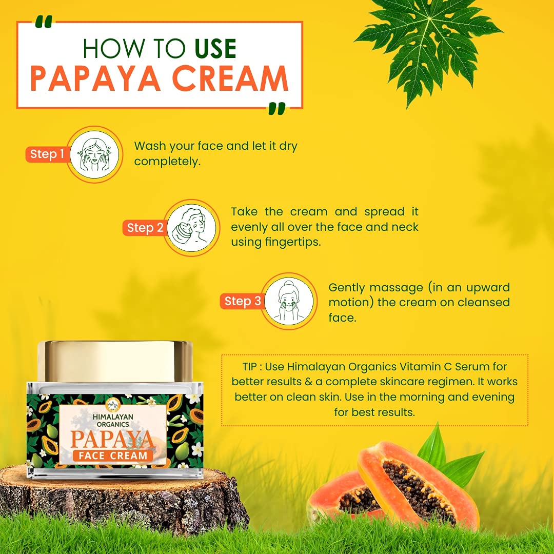 Himalayan Organics Papaya Face Cream, 50 ml Price, Uses, Side Effects