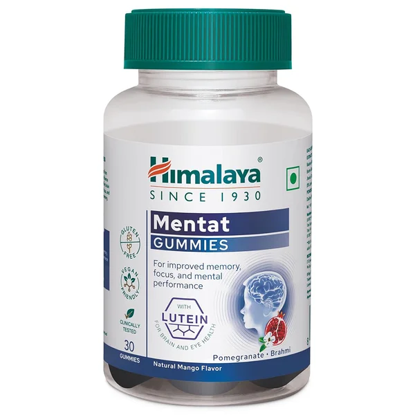Himalaya Mentat Gummies Mango Flavour, 30 Count