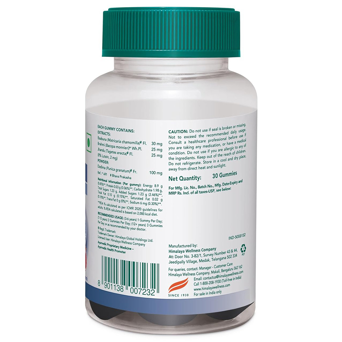 Himalaya Mentat Gummies Mango Flavour, 30 Count, Pack of 1 Himalaya Mentat Gummies Mango Flavour, 30 Count, Pack of 1