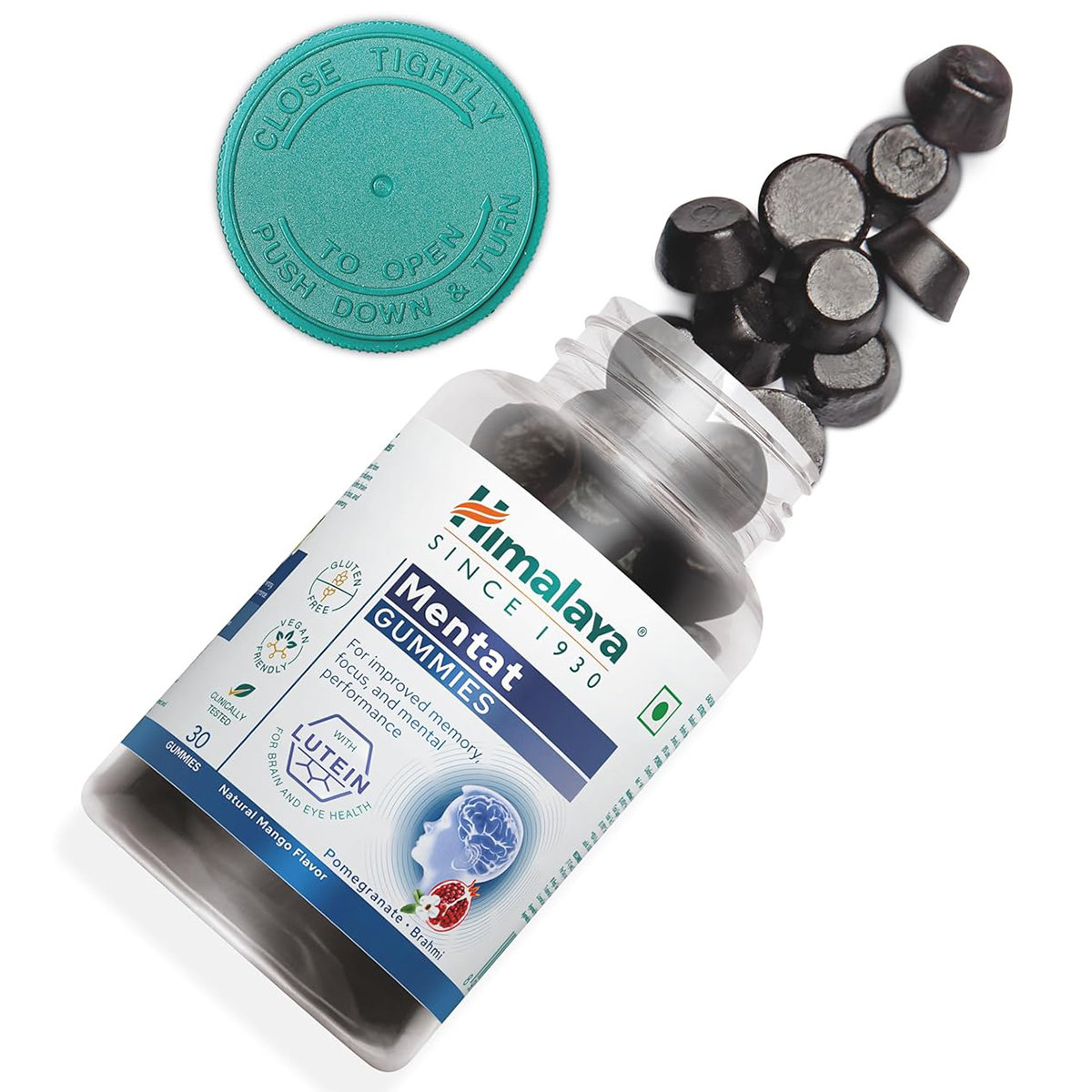 Himalaya Mentat Gummies Mango Flavour, 30 Count, Pack of 1 Himalaya Mentat Gummies Mango Flavour, 30 Count, Pack of 1