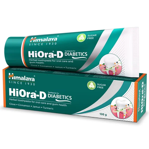 Himalaya Hiora-D Diabetics Sugar Free Toothpaste, 100 gm, Pack of 1