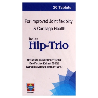 Hip Trio Tablet 20's, Pack of 1