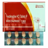 Histafree-180 Tablet 10's, Pack of 10 TABLETS