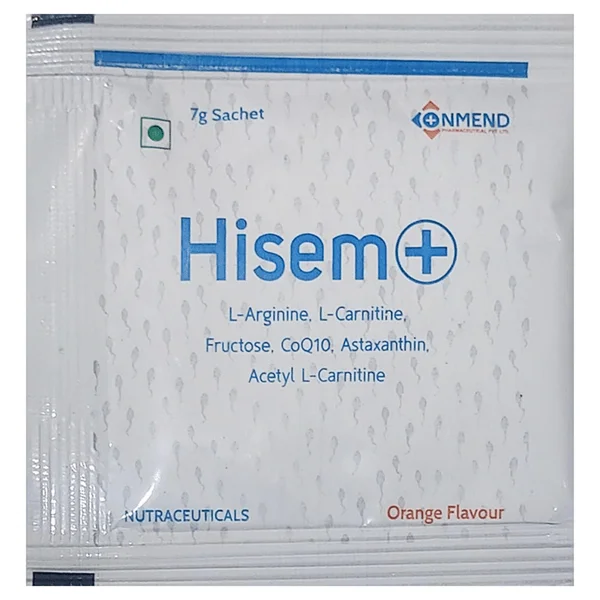 Hisem+ Orange Flavour Sachet 7 gm