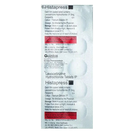 Histapress Tablet 10's