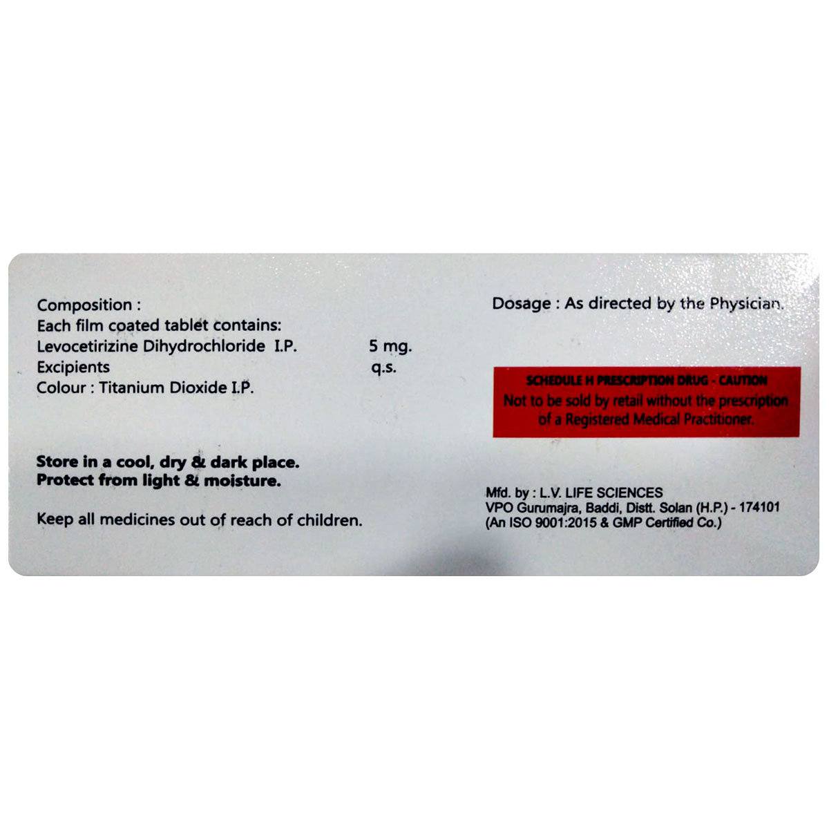 Histaban-5 Tablet 10's, Pack of 10 TABLETS Histaban-5 Tablet 10's, Pack of 10 TABLETS