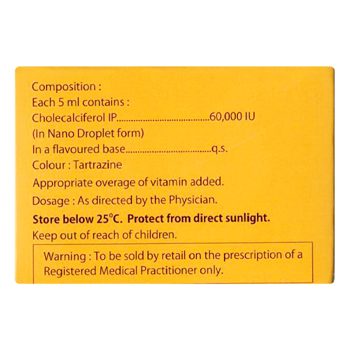 HnuD3 60K SF Oral Solution 5 ml Uses, Side Effects, Price Apollo