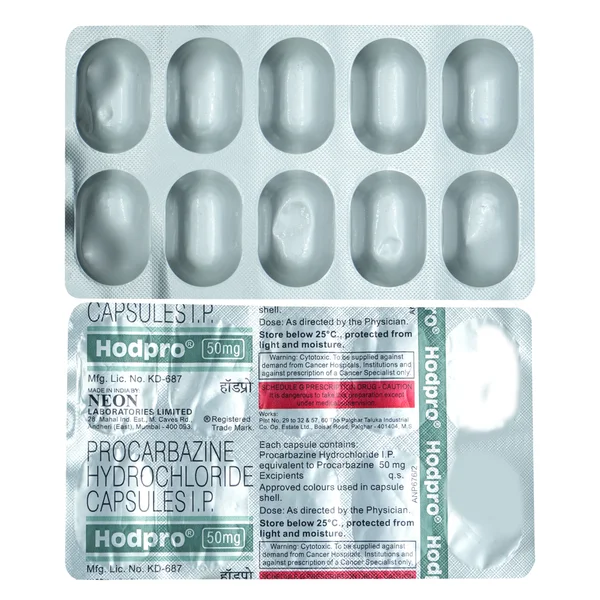 Hodpro 50mg Capsule 10's, Pack of 10 CapsuleS