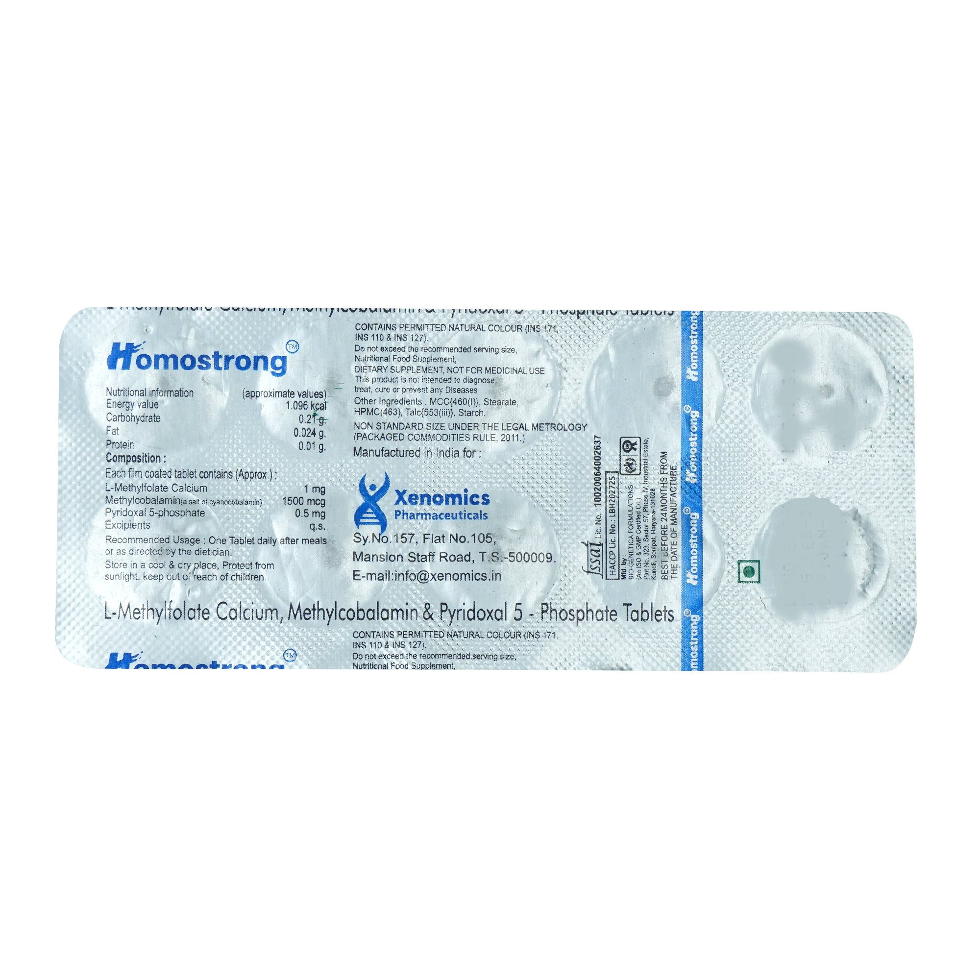 Homostrong Tablet 10's, Pack of 10 Homostrong Tablet 10's, Pack of 10