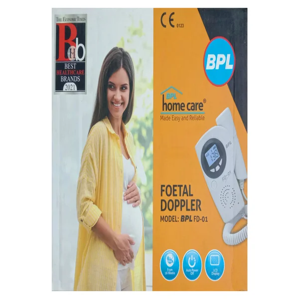 BPL Home Care Foetal Doppler FD-01, 1 Count