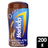 Horlicks Chocolate Delight Flavour Nutrition Powder, 200 gm, Pack of 1