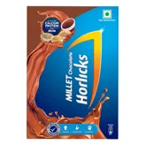 Horlicks Millet Chocolate Flavour Nutrition Powder, 600 gm Refill Pack, Pack of 1