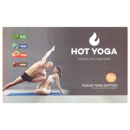 Hot Yoga Premium Condoms, 3 Count