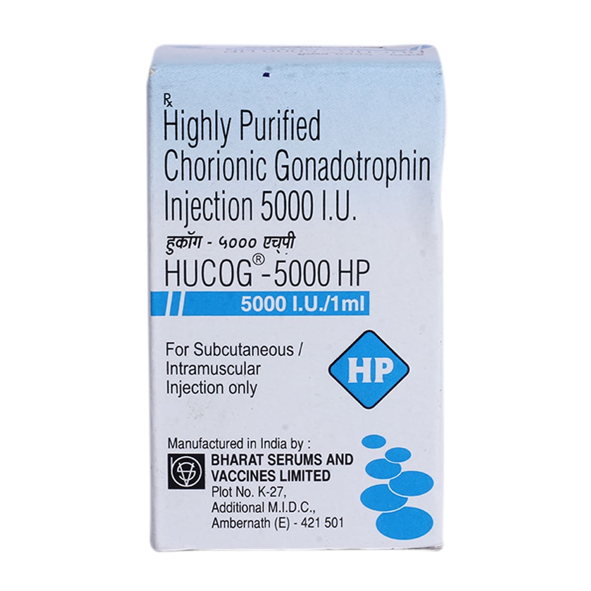Buy Hucog-5000 HP Injection 1's Online
