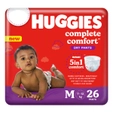 Huggies Complete Comfort Baby Dry Diaper Pants Medium, 26 Count