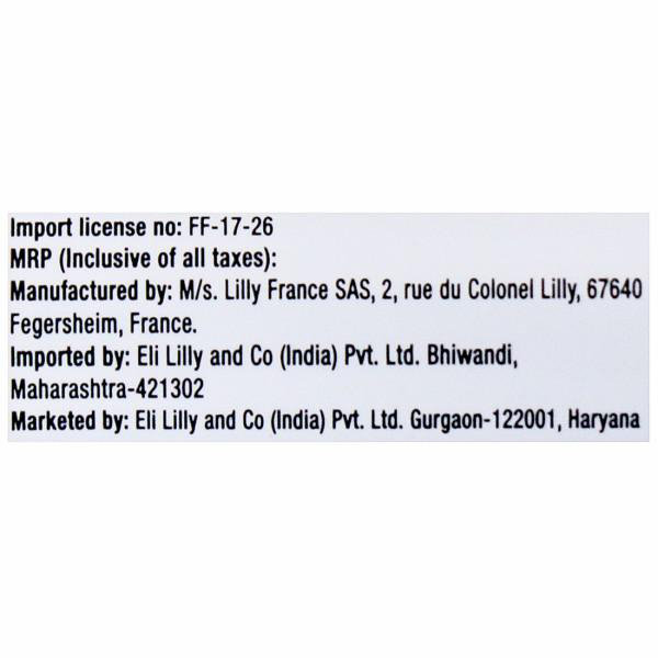 Humalog 100 Junior Kwik Pen 3 ml, Pack of 1 INJECTION Humalog 100 Junior Kwik Pen 3 ml, Pack of 1 INJECTION